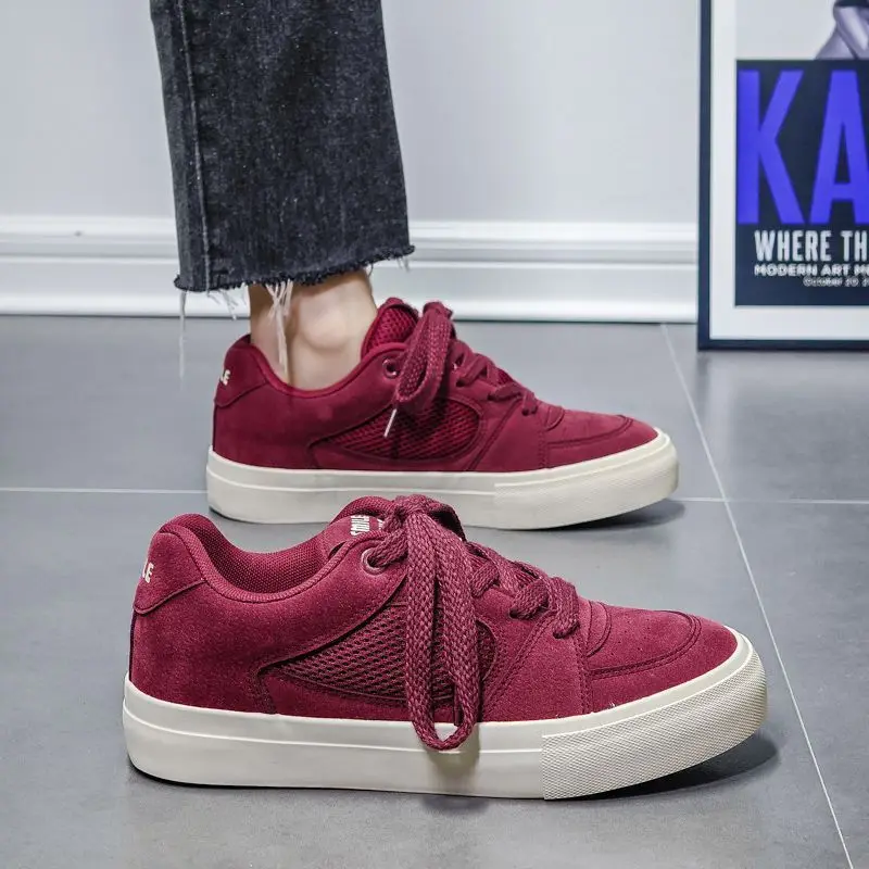 2025 New Men's Korean Style Fashion Sneakers Casual Sports Shoes Comfortable Lightweight Walking Shoes Daily Wear