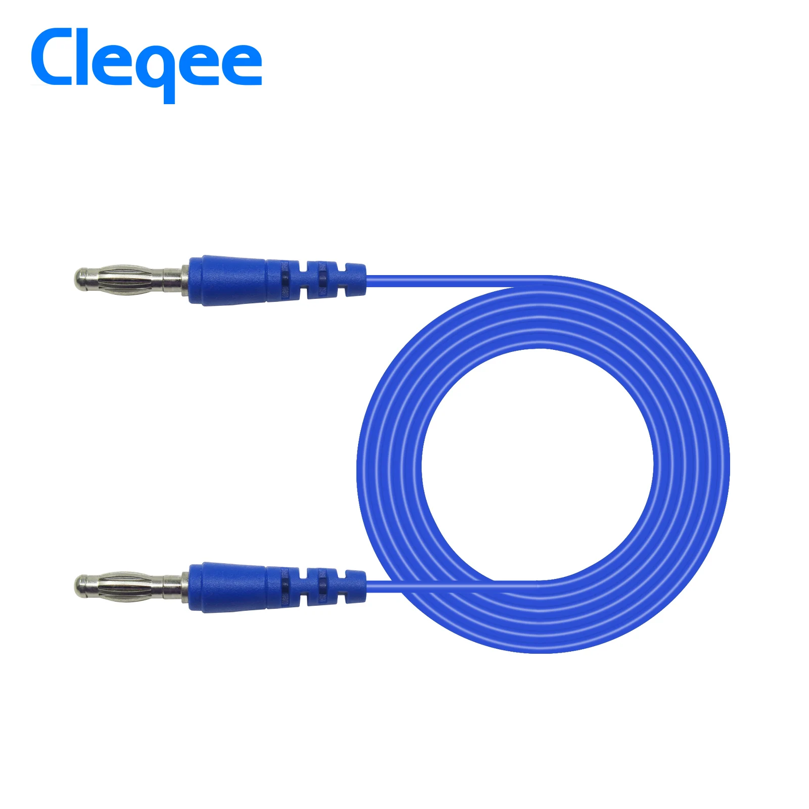 Cleqee P1043 1M 5color Double 4mm Banana plug Test Leads For Multimeter Measure Tool DIY