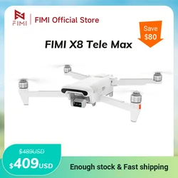 FIMI X8 Tele Max drone 1/2-inch CMOS Wide-Angle Tele Camera 30x Hybrid Zoom 4K 60fps 3-axis Gimbal GPS 20kmAI Super Night Video