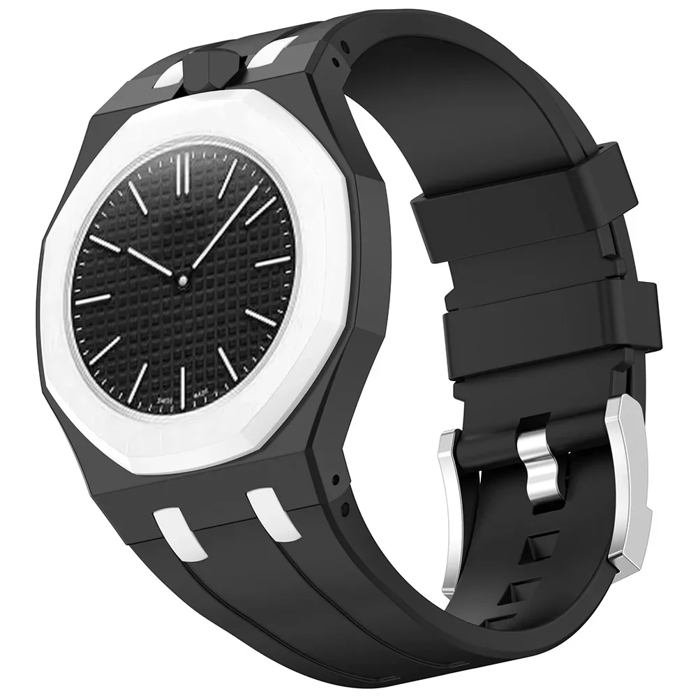 Original weiches Silikonarmband + PC-Gehäuse für Swatch X Ap Royal Pop Swatch Taschenuhr. Trendiges integriertes Armband für Royal Pop Band – Detail 14