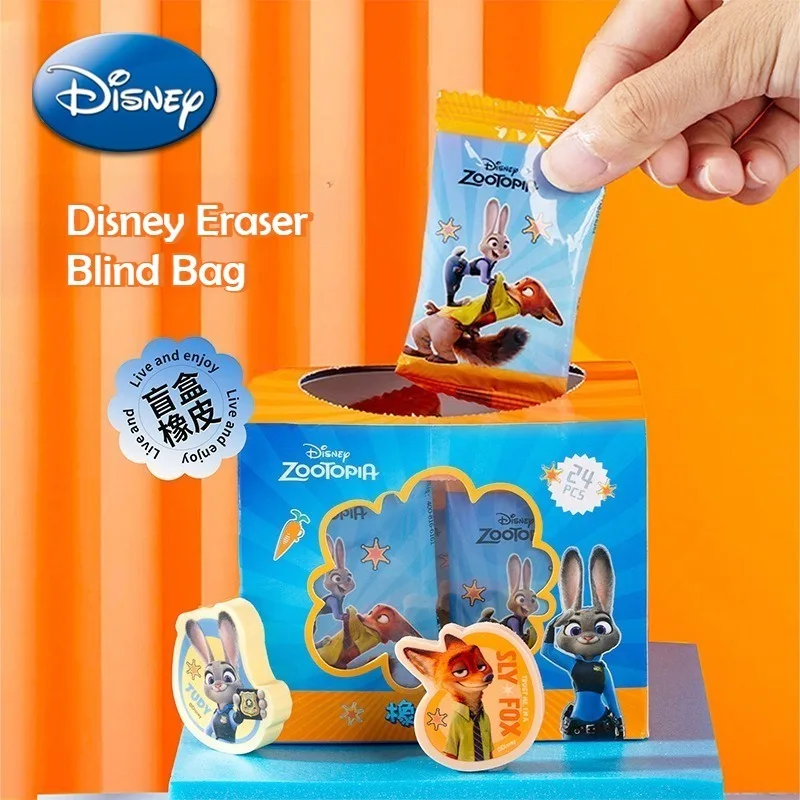 

Zootopia Eraser Blind Bag Nick Cartoon Cute Style Easy To Wipe Student Child Pencil Eraser Stationery Gift Blind Box Mystery Box
