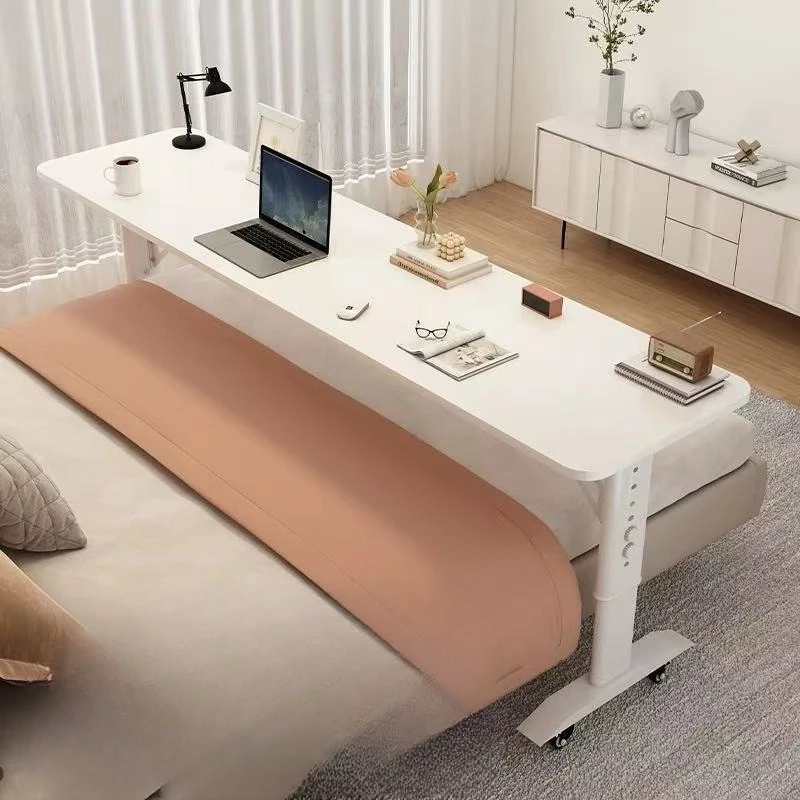 

Movable lifting table by the bed, computer table on the bed, study desk