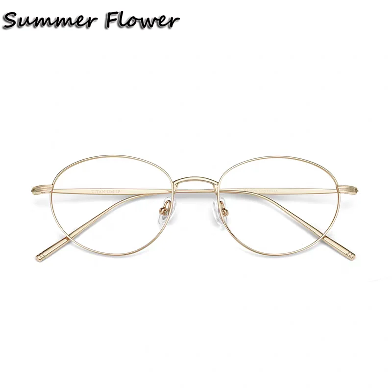 

Brand Design Eyewear Women Oval Optical Glasses Frame Myopia Minus Eyeglasses Girl Retro Prescription Lens Lady Elegant Glasses