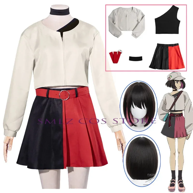 

Elena Cosplay Anime Lazarus Eleina Costume Top Skirt Uniforms Outfit Bag Dress Halloween Party Clothes Suit for Girls Women