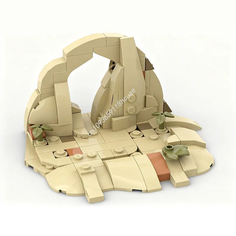 131pcs MOC Web SlingerTatooine Minifigure Display Model Building Blocks Assemble Brick Toys Creative Idea Festival Gifts