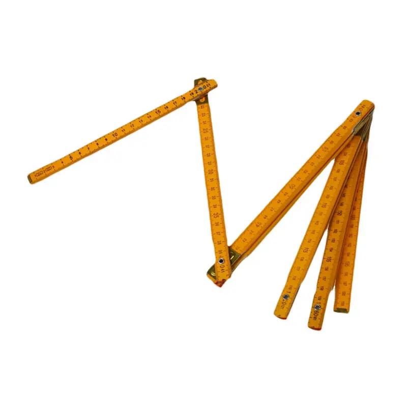 Righello pieghevole in legno da carpentiere portatile 200Cm/79 pollici