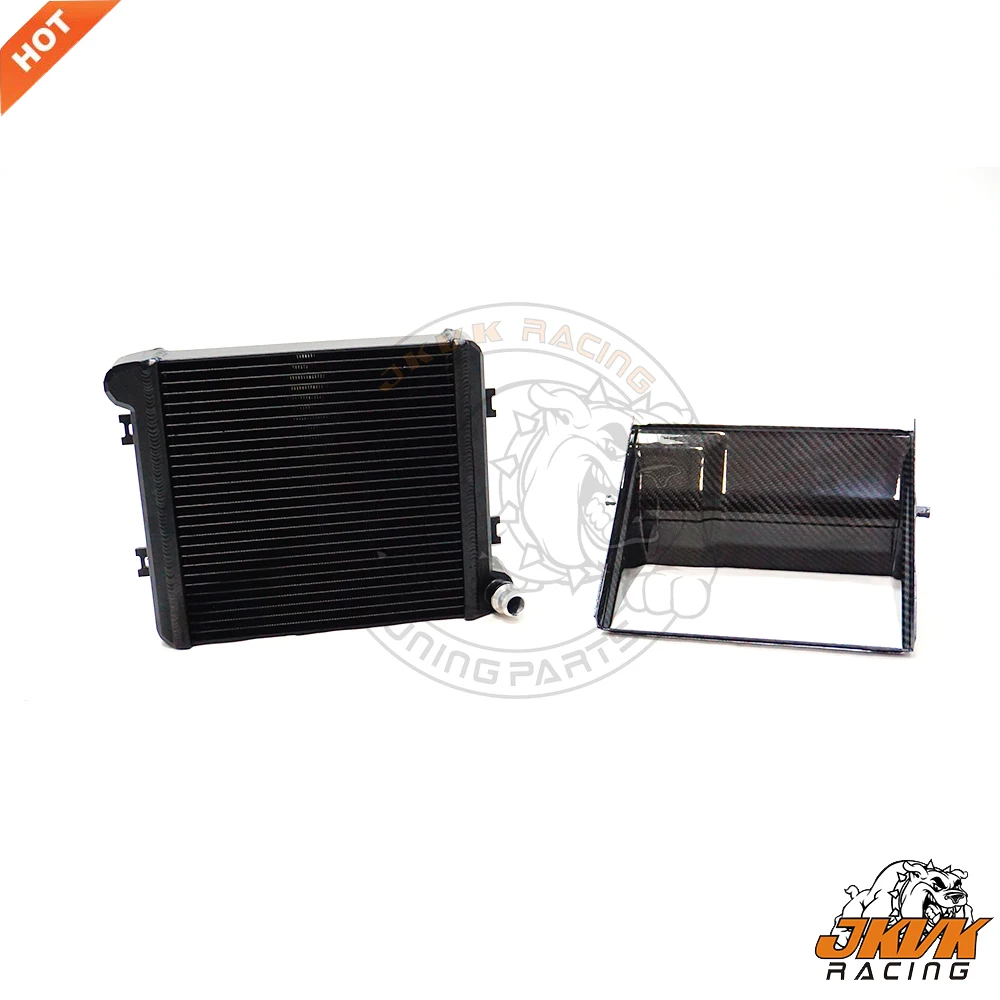 JKVK RACING Radiator small +Carbon fiber For AMG GT / C63 /C63S/GLC 63/GLE63 /GLS 63 2015+