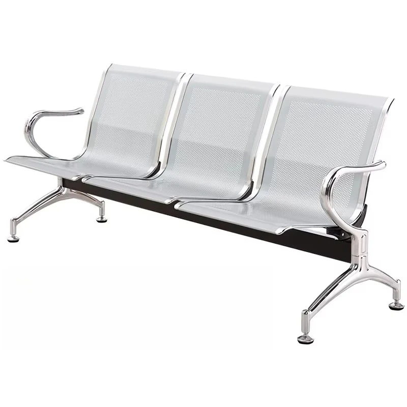 Three-Seat Stainless Steel Airport And Hospital Chair For Office And Hotel Use Waiting Chair Rest Seat