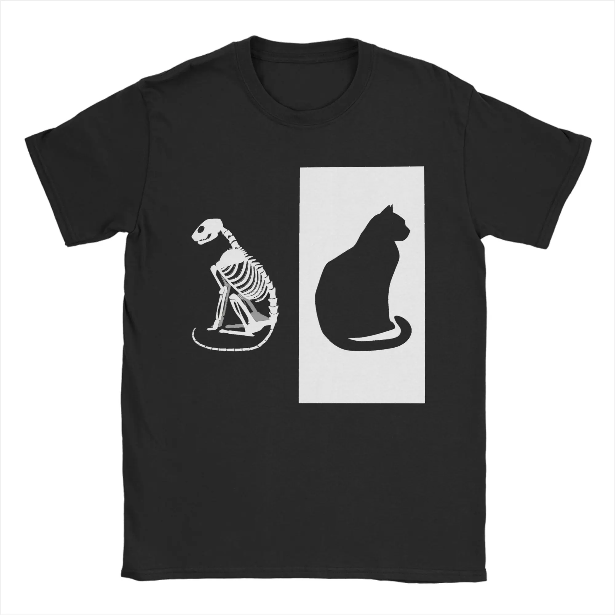 T-Shirt drôle Schrodinger Cat Dead Alive pour hommes et femmes, col rond, manches courtes, vêtements Hip Hop, en coton, pour l'été