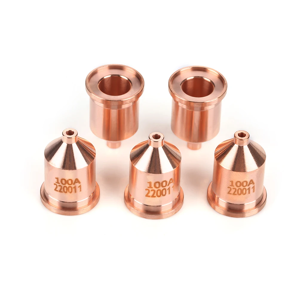 

5pcs/set 220011 Plasma Cutter Cutting Torch Consumables Nozzle Tips Kit for MAX1650