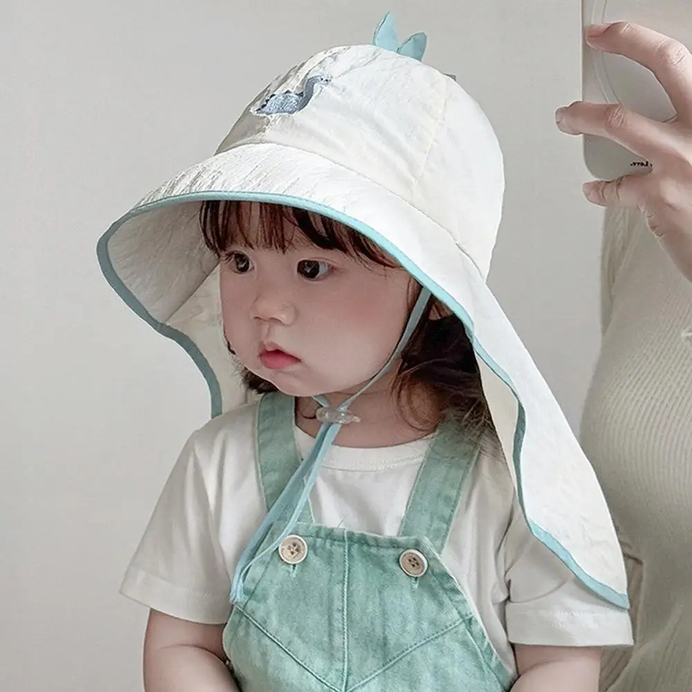 

Baby Wide Brim Sun Hat UV Block Cap Breathable Quick-Dry Sunshade Large Brim Sunshade Shawl Breathable Hat Beach Accessories