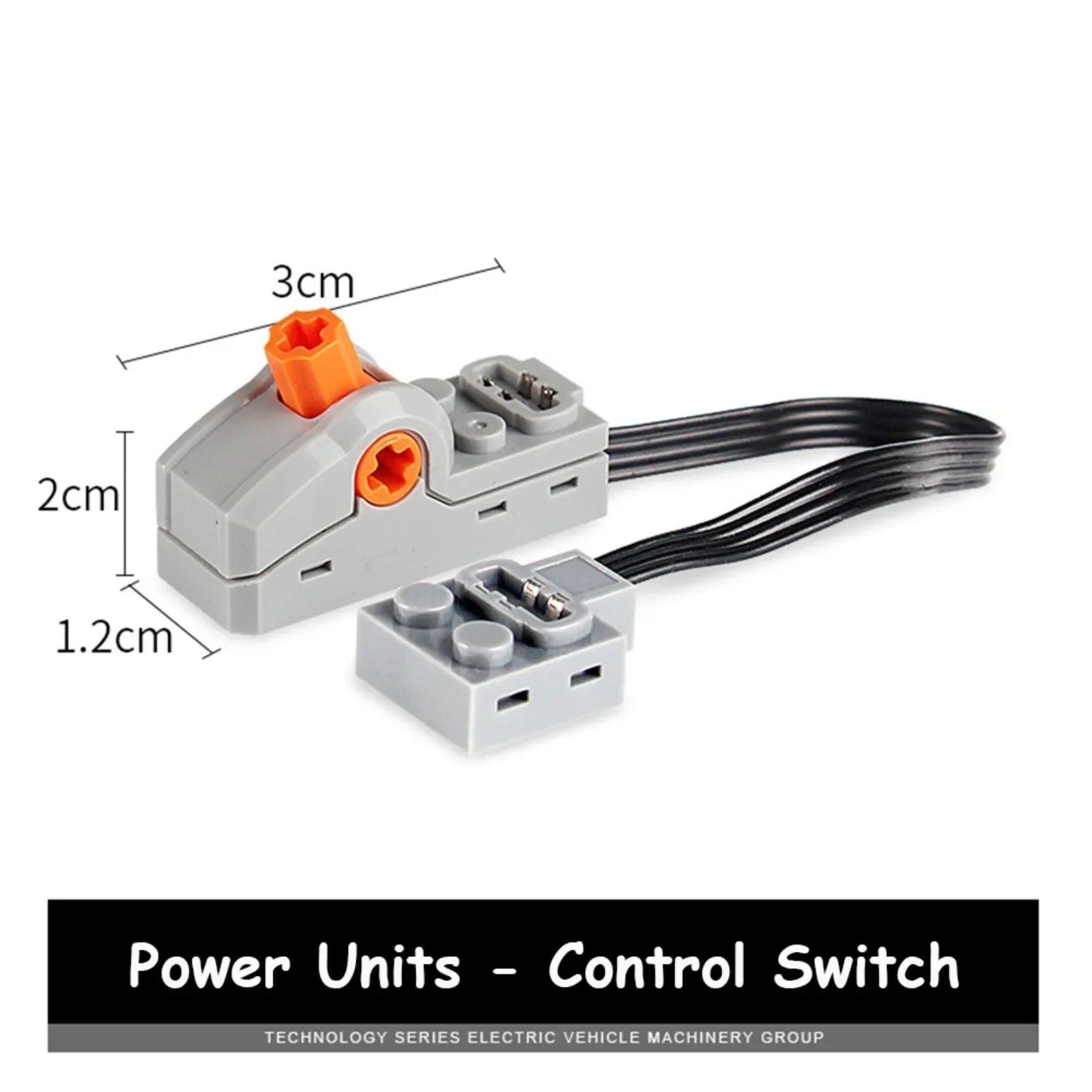 MOC Technisches Bausatz mit Motor und Batteriekasten, LED-Lichtkabel, Schalter, STEM, pädagogisches Konstruktionsspielzeug für Kinder