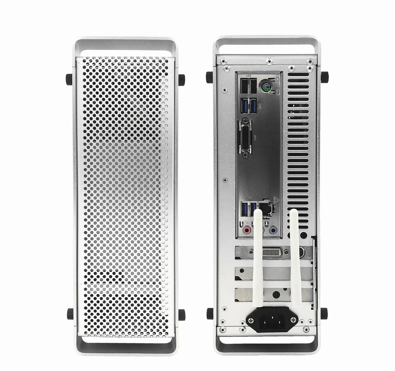 ミニアルミデスクトップコンピューターホストサイドシャーシ,日曜大工のアセンブリマシン,小型シャーシ,g5電源バックライン