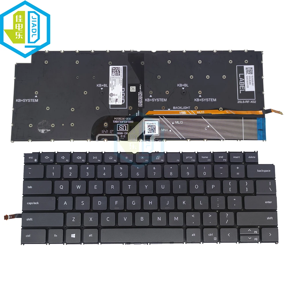 Imagem -06 - Teclado Brasileiro Latino dos Eua Backlight para Laptop Dell Inspiron 5310 5320 5410 5418 5420 5620 5625 Mvrmh 0yxtp2 0pk7dt 0xjygr