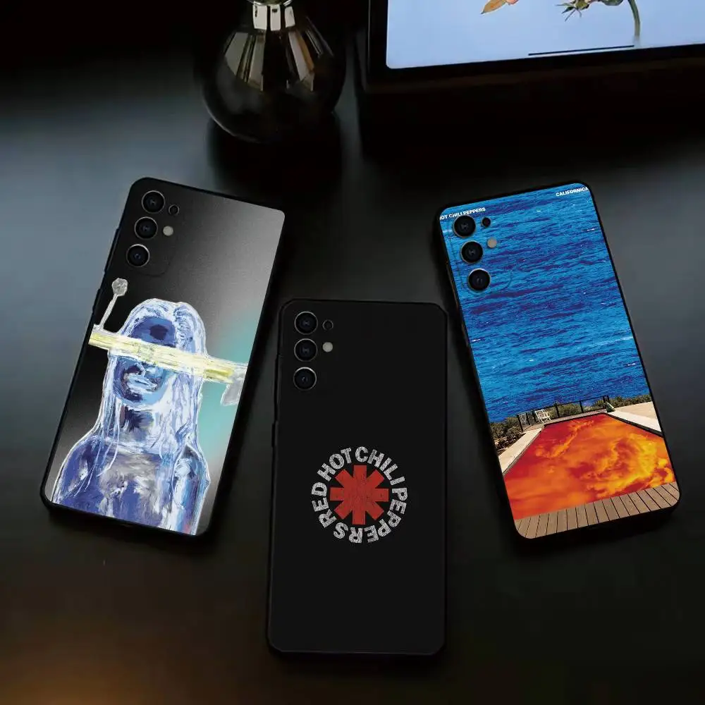 Red Hot Chili P-Peppers Phone Case For Samsung S26,S25,S24,S23,S22,S21,S30,Ultra,Plus,Fe,Soft Silicone Black Cover