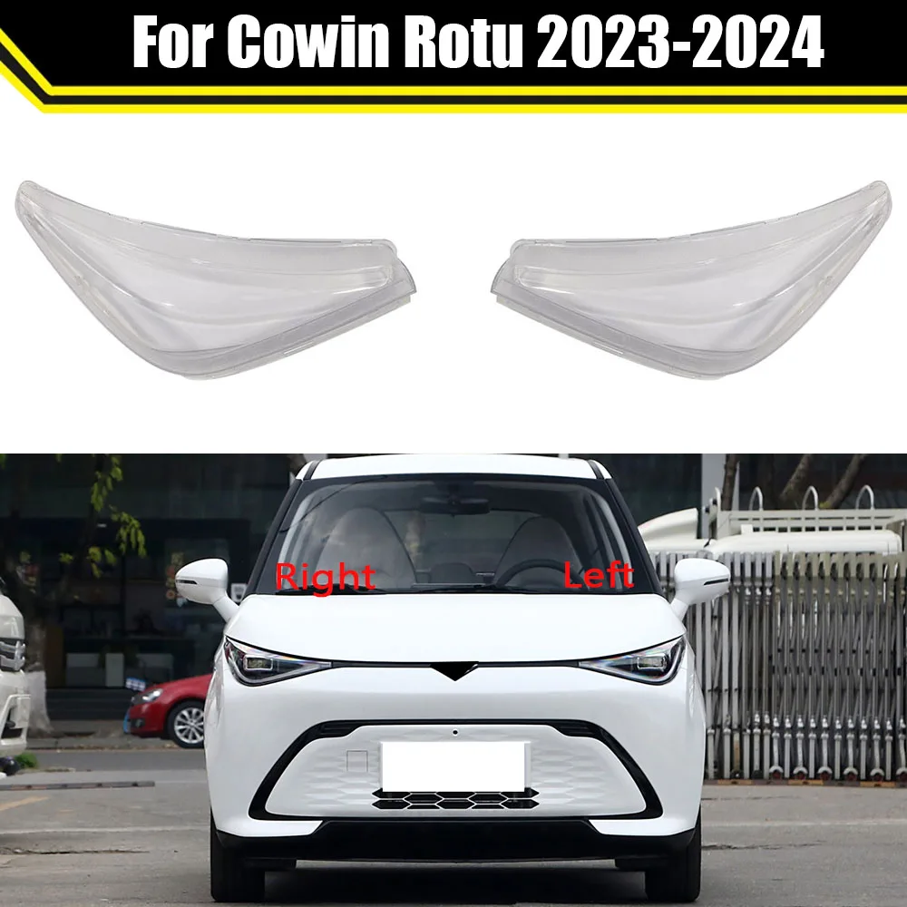 For Cowin Rotu 2023 2024 Car Front Headlight Cover Headlamp Lampshade Lampcover Head Lamp Light Covers Shell