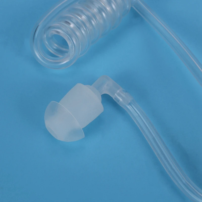 3X Earphone Transparent Coil Acoustic Air Tube Earplug For Two-Way Radio Walkie Talkie Earpiece Headset Accessories