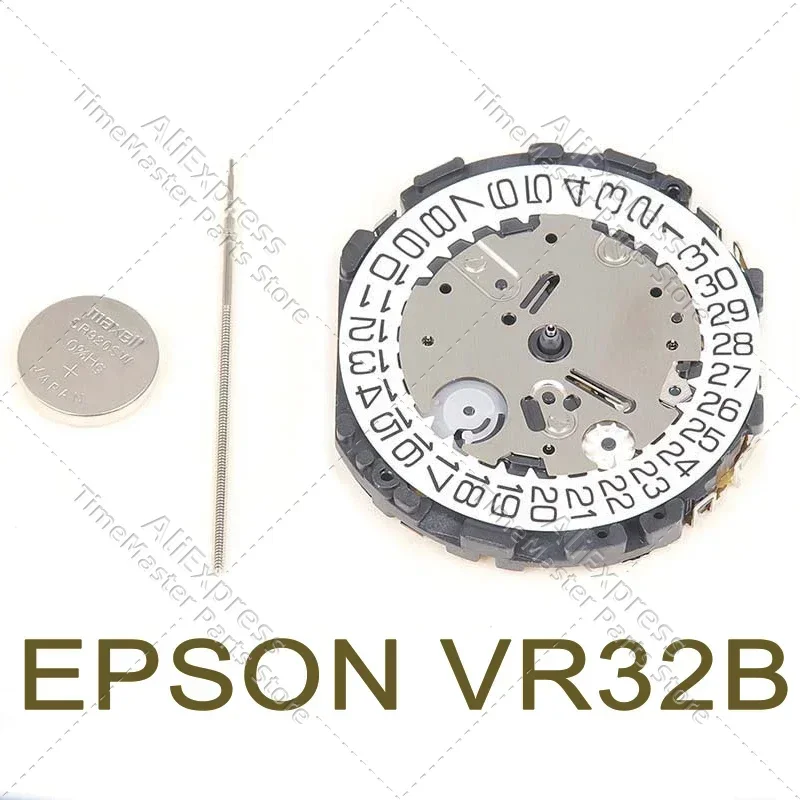 

Japan original VR32 movement quartz VR32B VR32A movement three points six hands watch accessories