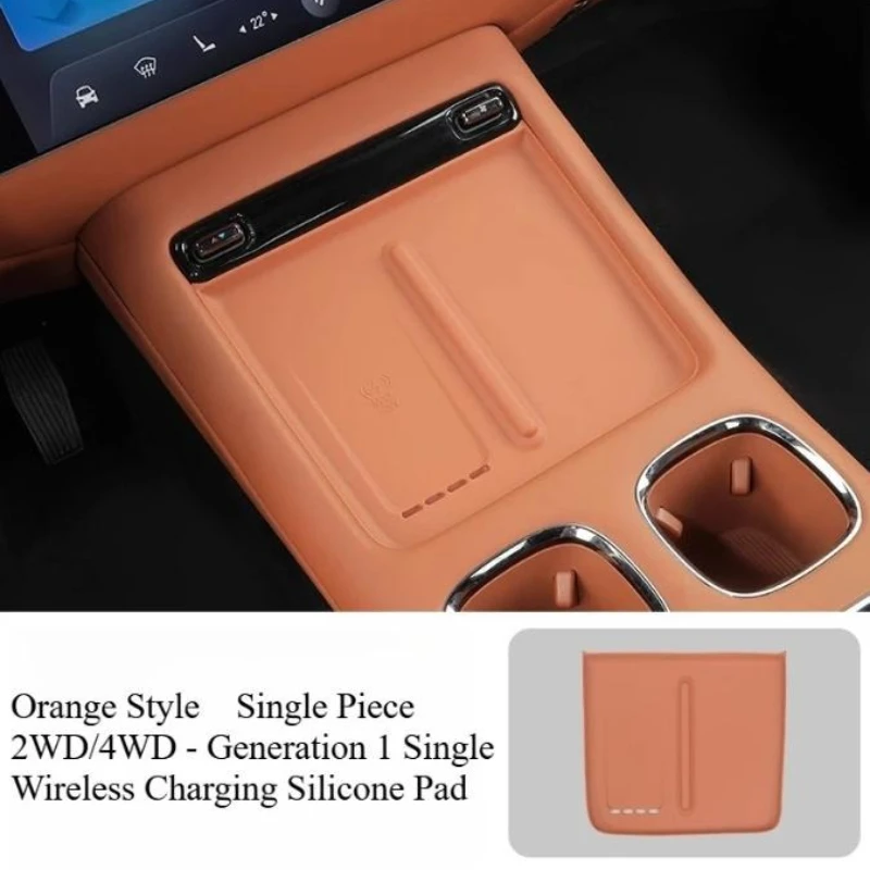 

Special Wireless Charging Silicone Pad For GAC Trumpchi S7 Non-slip Protective Cover Central Control Pad Interior Accessories