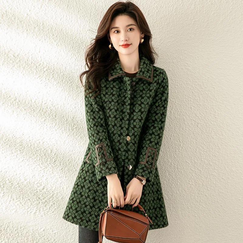 

Female Loose Fashionable Coat 2023 New Women's Korean Age Reducing Beautiful Small Fragrance Wind 2023 Spring Coat Spring Autumn