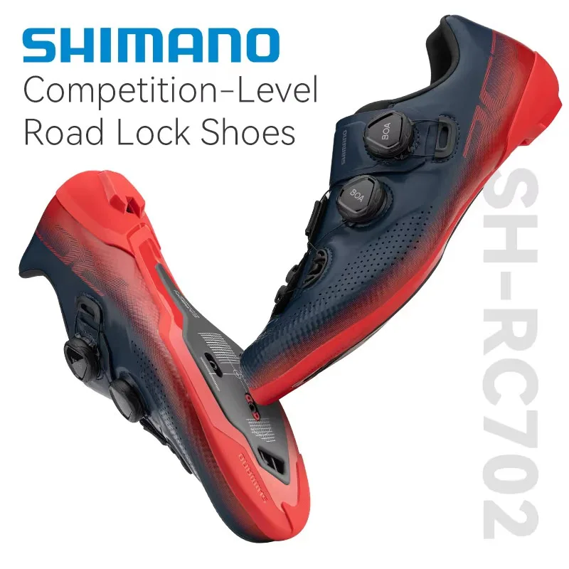 Shimano RC702 Road Bike Lock Shoes with BOA System for Bicycle Riding SH-RC702 Performance Cycling Footwear