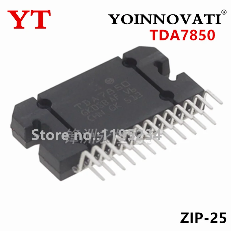 

5-10 шт. новый TDA7850 7850 4x50 Вт ZIP25 солнечный спорт