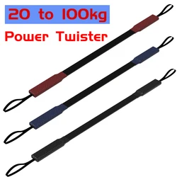 20 30 40 50 60 80 100kg Adult Safety Power Twister of Arm Exerciser Strength Muscle Force Indoor Fitness Home Gym No Springs Bar