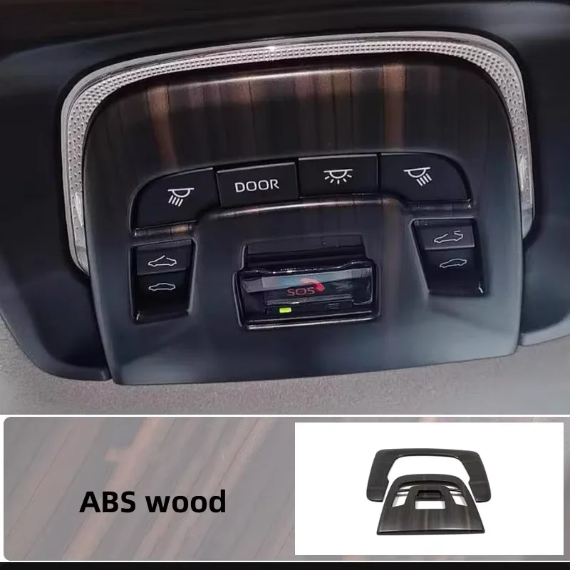 For Toyota CHR C-HR 2024 2025 ABS car roof Front Reading Light Lamp Switch readlamp Lampshade Panel Cover Sticker accessories