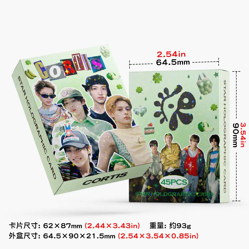 45pcs/set CORTIS lomo Star Photocards Photo Lomo Cards Fans Collection Printed Cards