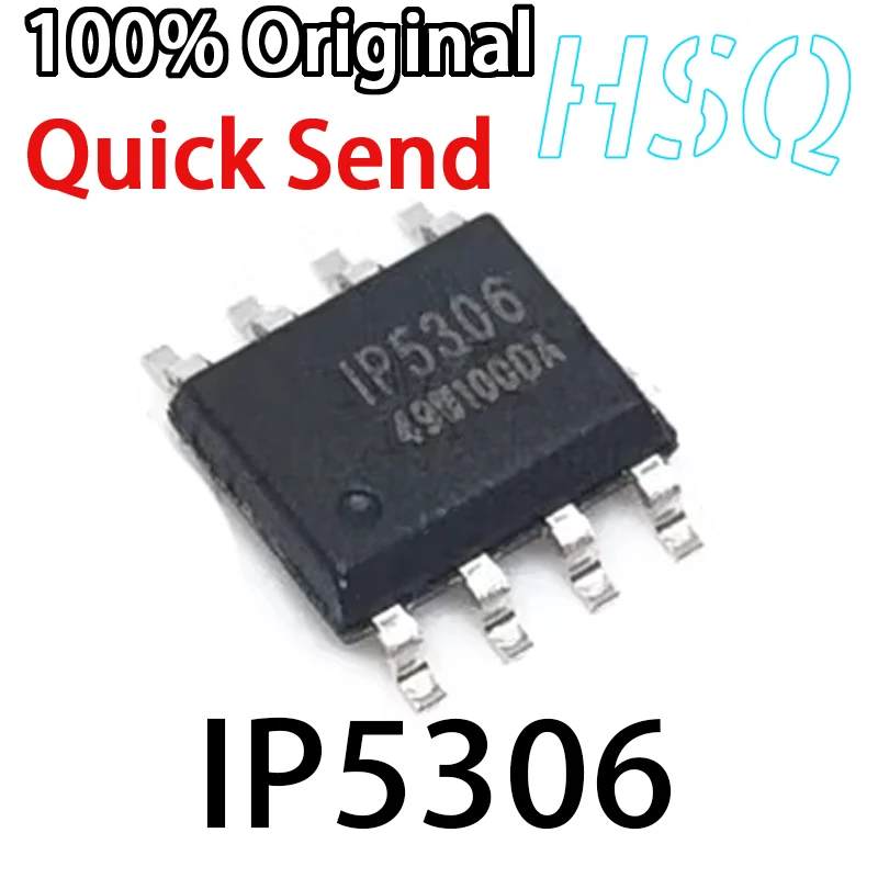 5PCS Original IP5306 5306 ESOP-8 2.1A Charging 2.4A Discharging Mobile Power Supply SOC Chip