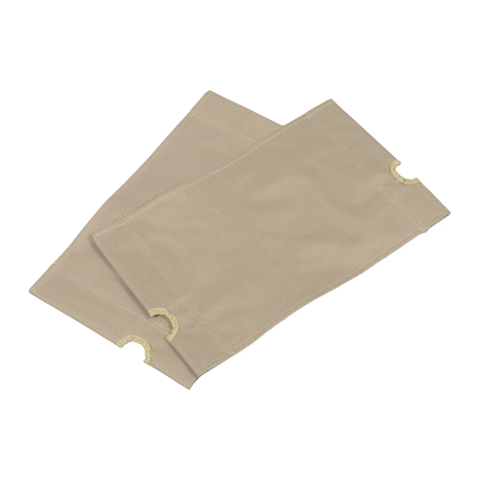 2Pcs Folding Chair Replacement Fabric Camping Oxford Cloth Heavy Duty Waterproof Patio Picnic Beach Outdoor Seat Cover 19x14.3