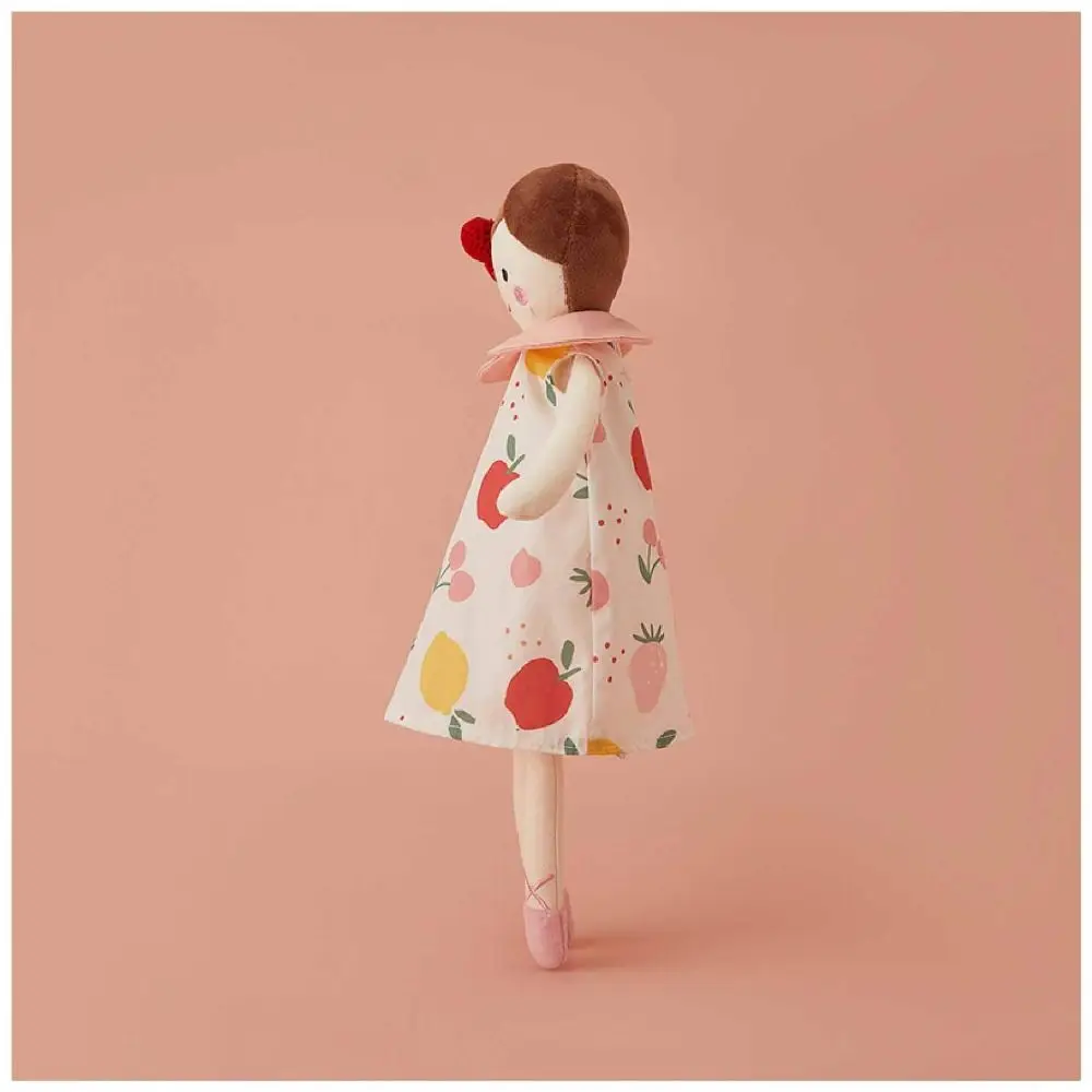 Nortic Style Girl Soft Plush Toy Home Decor 35/38CM Princess Stuffed Doll Ballet Shoes Cute Pink Dress Doll Birthday Gift