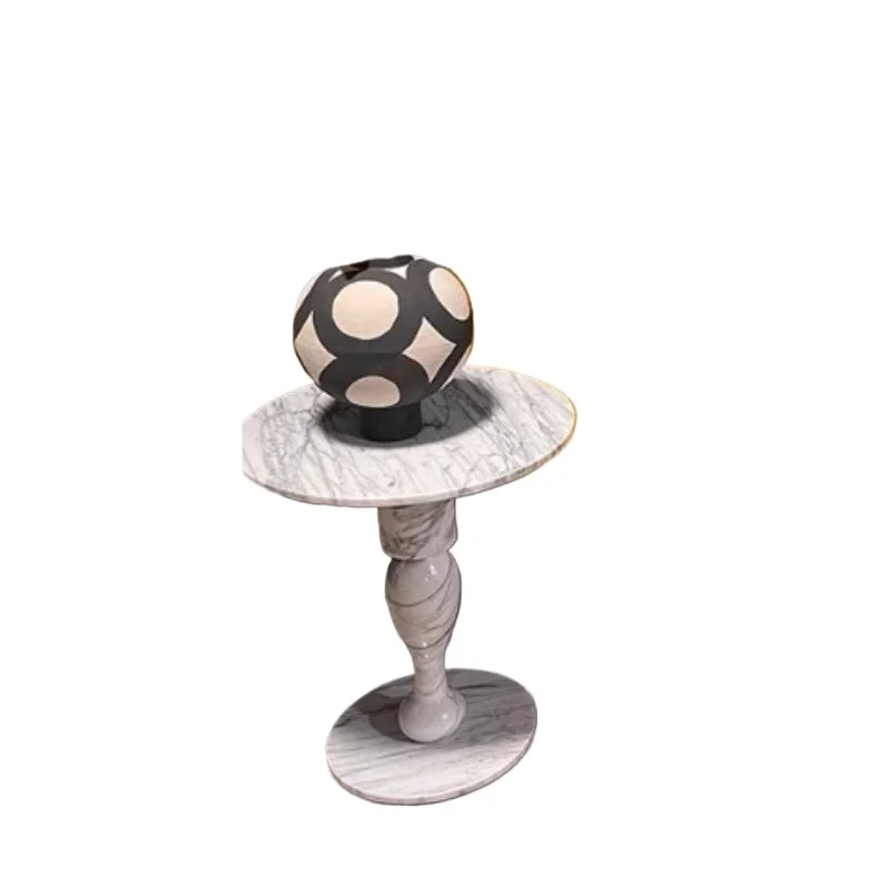 

Designer natural jade small coffee table light luxury acrylic crystal edge table