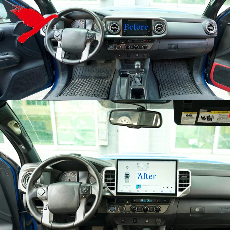 Car Accessories C12 Carplay Multimedia Stereo Radio Audio GPS Navigation Head Unit For Toyota Tacoma 2016-2023