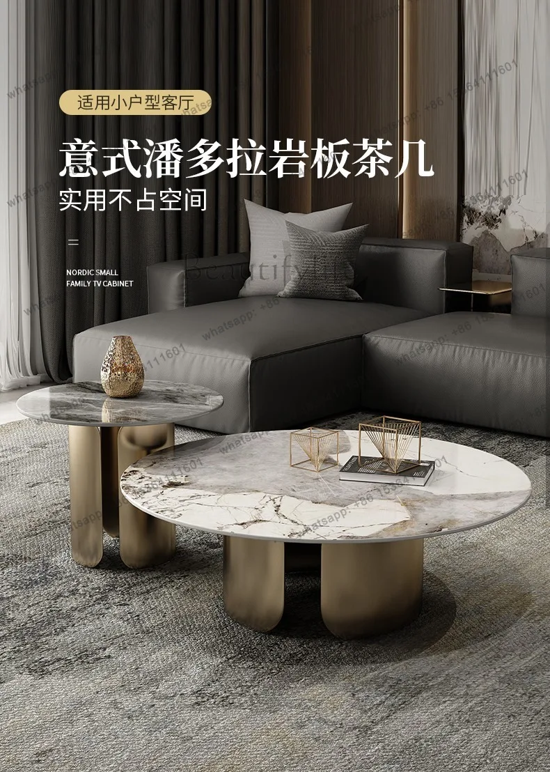 YJ  Marble Antique Nordic Coffee Tables Hall Mid Century Large Legs Organizer Coffee Table Japanese Entryway Muebles Home Furni