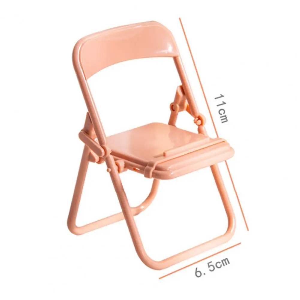 Suporte do telefone móvel mini universal portátil bonito cadeira desktop celular preguiçoso suporte para assistir tv