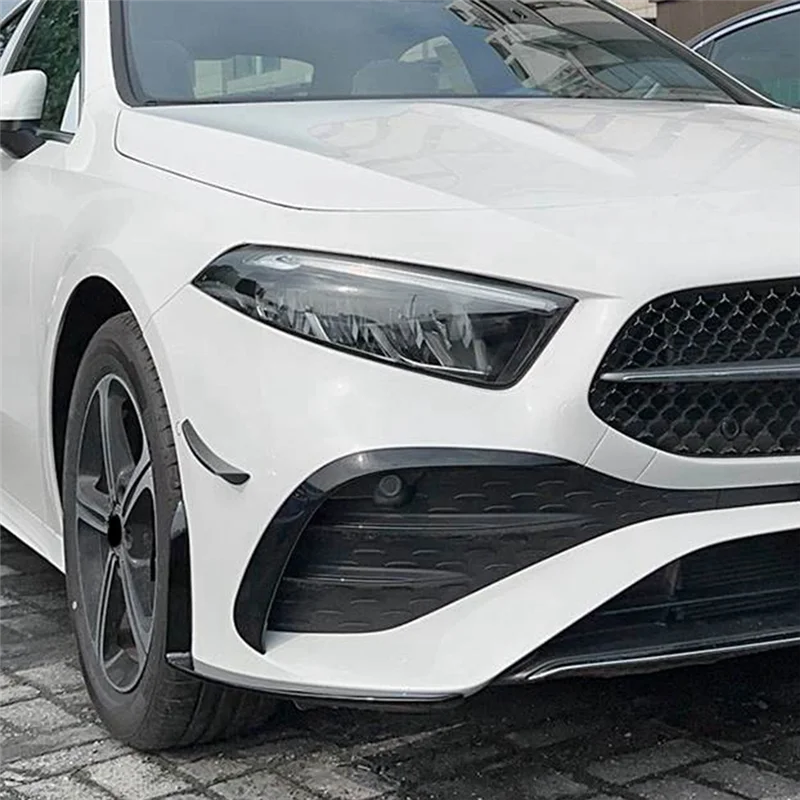 

For A-Class W177 2023+ A180 A200 Front Bumper Lip Angle Diffuser Splitter Spoiler Protector