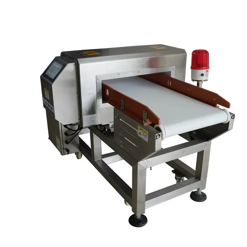 Touch Screen High Accuracy Metal Detector for Food Industry Gold Detectors IP66 Waterproof Stainless Steel Adjustable Detection