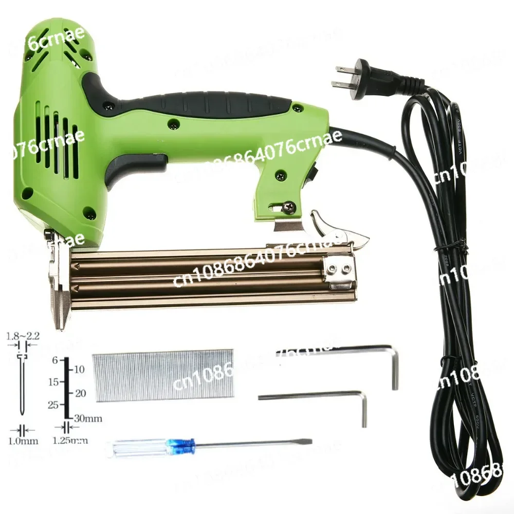 2 in 1 Nail Framing Tacker Electric Nails Staple Gun 220V 1800W Power Tool Stapler for Furniture