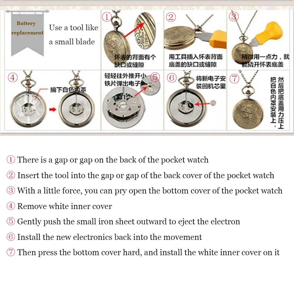 Vintage Necklace Pendant Pocket Watch Antique Hollow Exquisite Elegant Gift Clock Pocket Watch Quartz Necklace Chain Pocketwatch