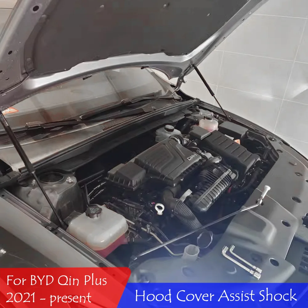 

Car Hood Cover Support Hydraulic Rod Strut Spring Bars Shock Bracket For BYD Qin Plus 2021 2022 2023 2024