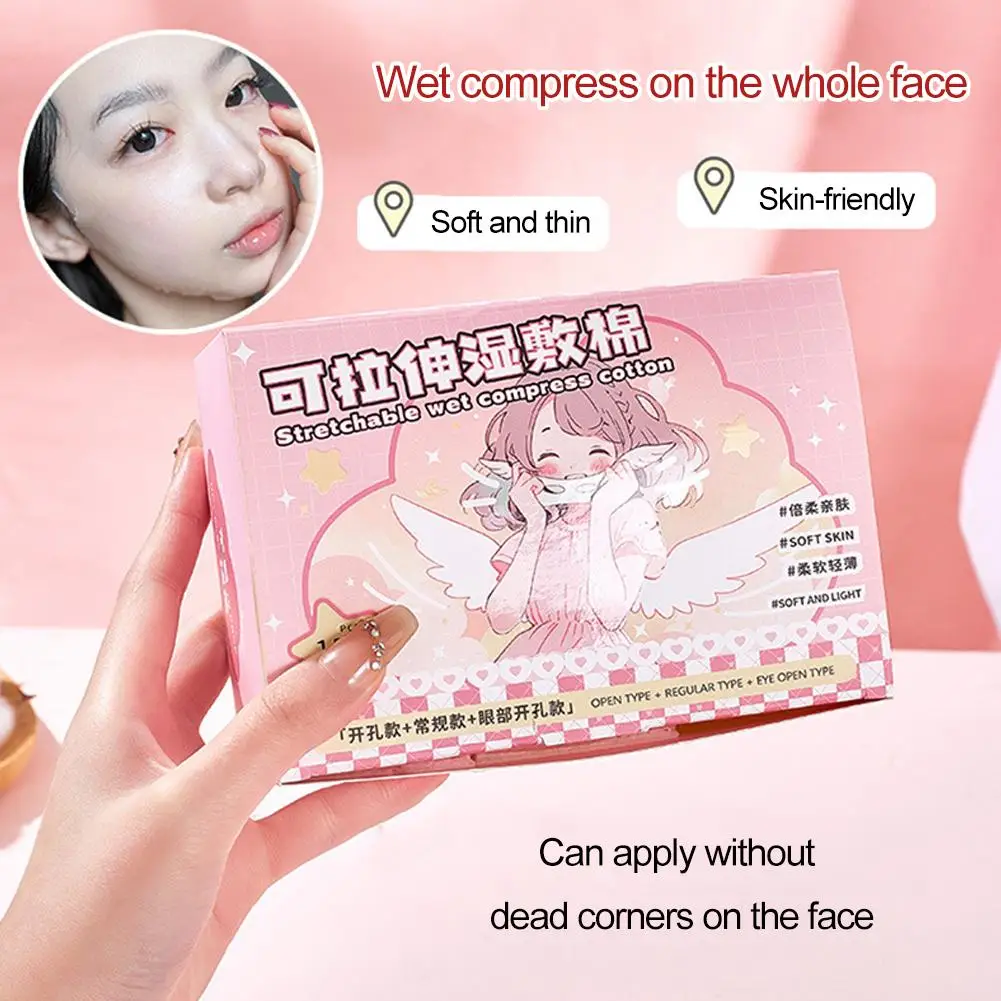 80 pz/120 pz/200 pz/1200 pz Salviette di Cotone Usa E Getta Trucco Morbido Rimozione Pad Pulizia Del Viso Carta Pulire Tampone Cosmetico