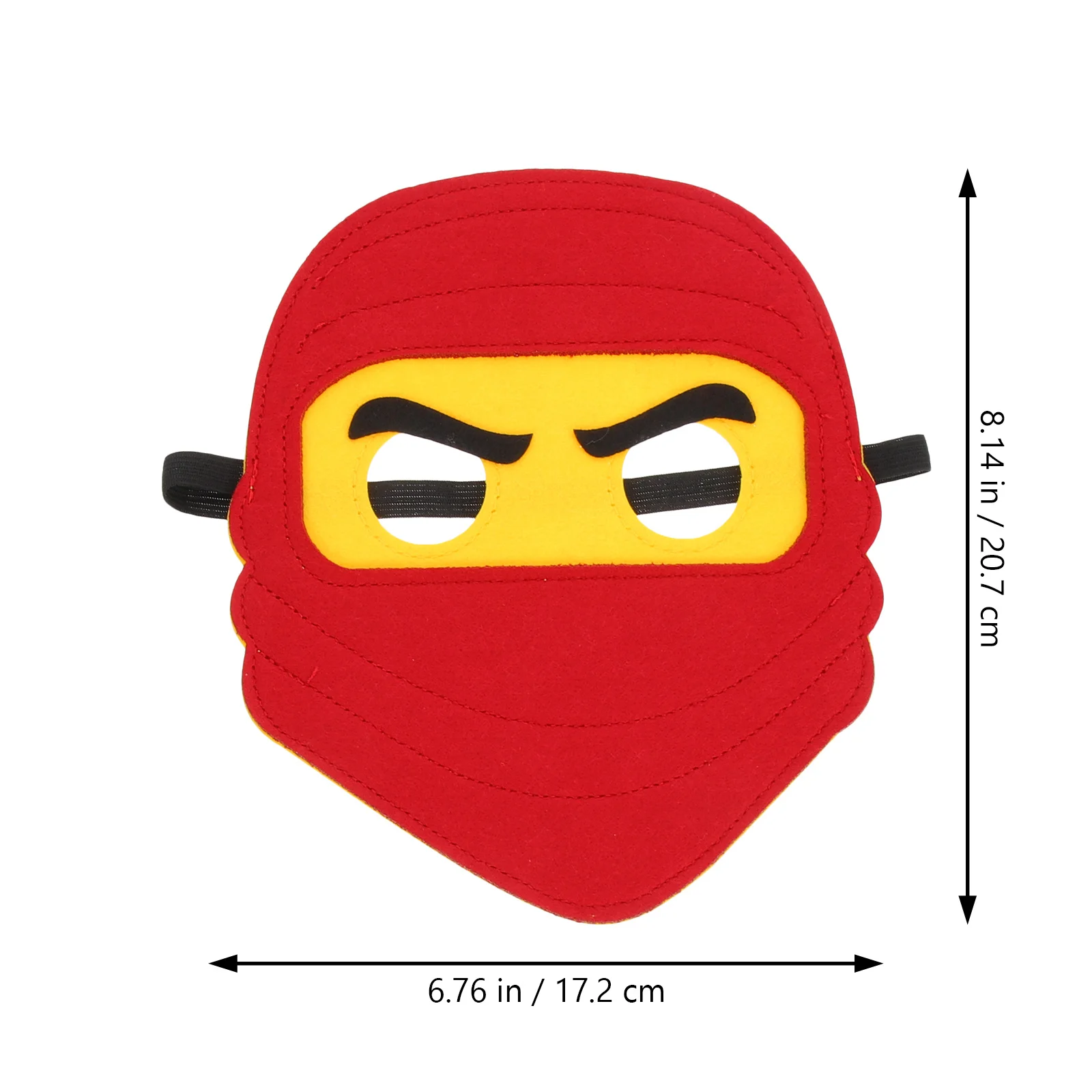 3Pcs Ninja Felt Mask Cosplay Party Costume Masquerade Kids Holiday Festival Elastic Band Kids Mardi Gras Mask Party Masks