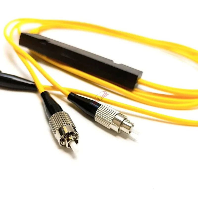 1X2 Fiber Optic PLC Splitter FC UPC SM Fiber Optical Splitter FC/UPC PLC Splitter Ratio 50/50 Fiber Optical Splitter FC/UPC