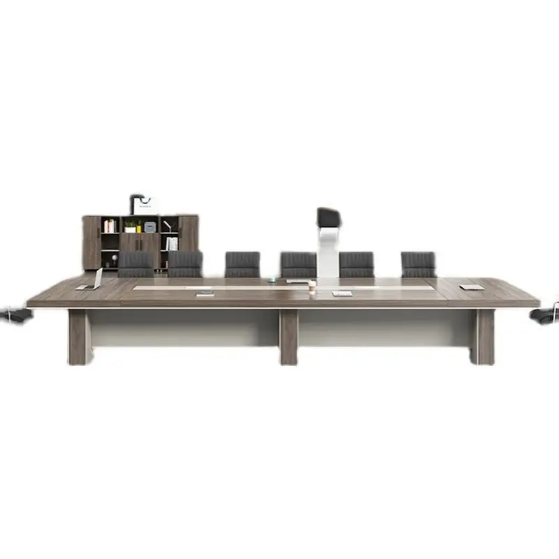 

Large conference table long table workbench office long table and chair combination