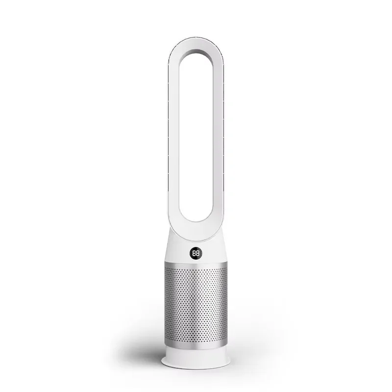 Remote Controlled Bladeless Tower Fan Vertical Wind Cooler Household Silent Floor Fan Accessory
