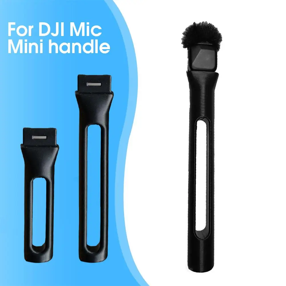 Para micrófono Dji Mini soporte de mango de micrófono Base de zapata fría con interfaz 1/4 mango de extensión de micrófono inalámbrico 10,5/18cm