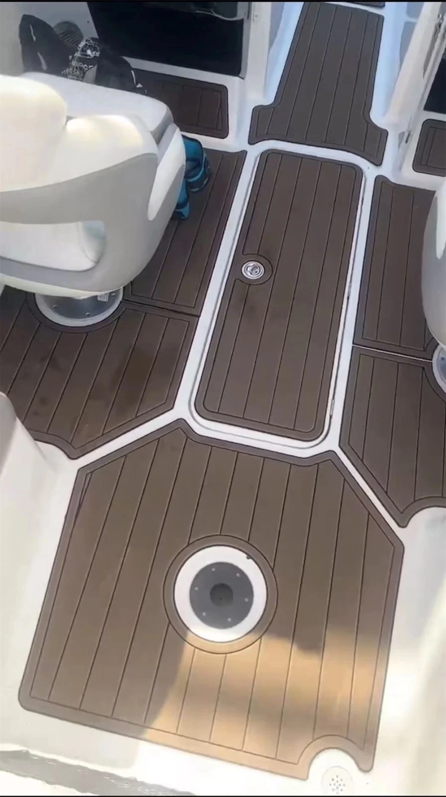 For 2008-2012 Sea Doo 230 Challenger 1/4' 6mm Eva Faux Teak Deck Fishing Boat Motorcycle Hurts Crapet Non-Slip Mat Marine Floor