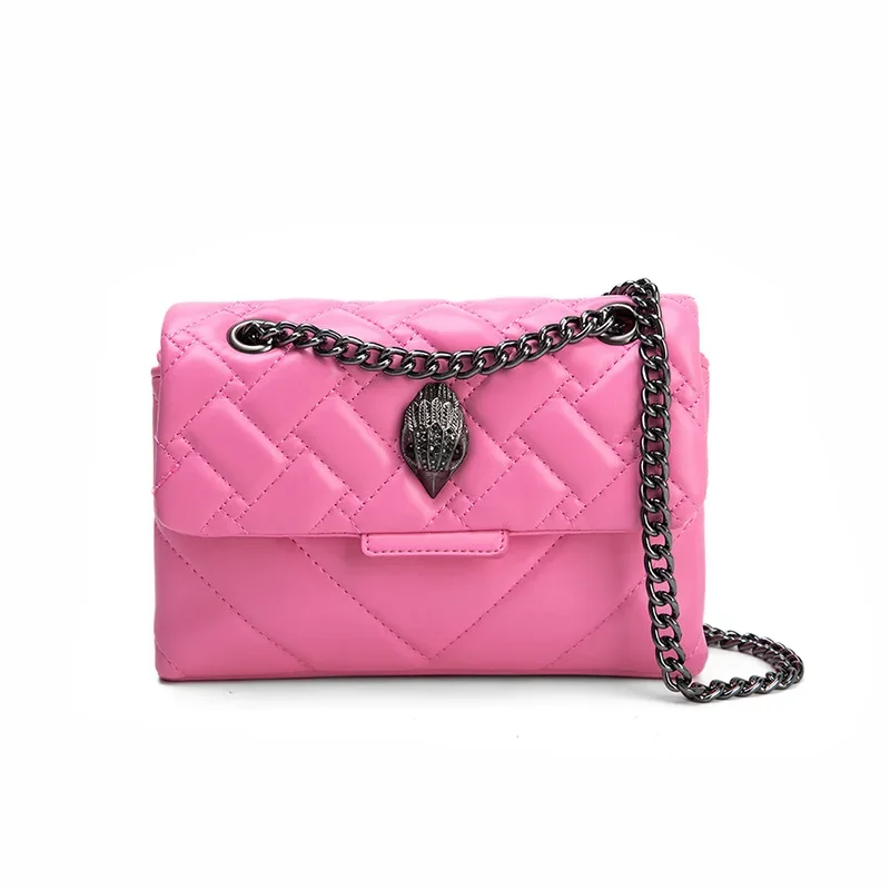 

KURT GEIGER LONDON Pink Luxury Designer Eagle Head Various Styles Chain Ladies Crossbody Bags for Women Purses and Handbags