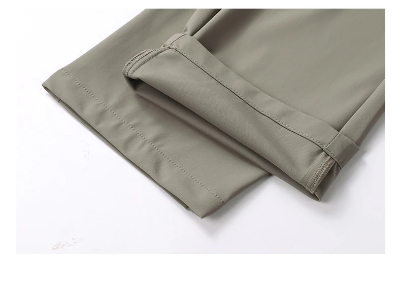 Hochelastische Herrenhose mit Vier-Wege-Stretch, Lässige Slim-Fit-Jogginghose mit Elastischem Kordelzug, Atmungsaktive Hose in Übergrößen bis 5XL – Detail 18
